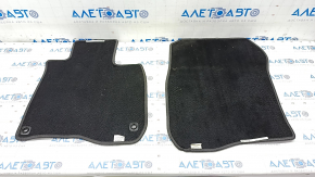 Set of floor mats for Honda CRV 17-22 cloth black, for cleaning