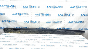 Left threshold VW Passat b8 16-19 USA R-Line, black, crack, scratches