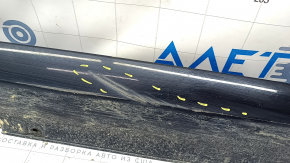 Left threshold VW Passat b8 16-19 USA R-Line, black, crack, scratches