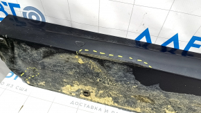 Left threshold VW Passat b8 16-19 USA R-Line, black, crack, scratches