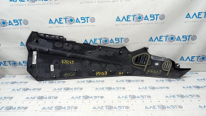 Center console trim side left Ford Edge 15-18 black, scratches