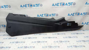 Center console trim side right Ford Edge 15-18 black, scratches, cracked mount