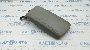 Armrest Hyundai Sonata 15-17 leather, gray, dry-cleanable
