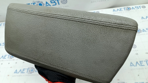 Armrest Hyundai Sonata 15-17 leather, gray, dry-cleanable