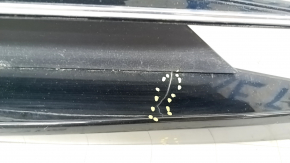 Front bumper grille side left VW Passat b8 16-19 USA R-Line, cracks, broken fasteners, sand