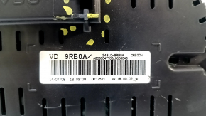 Instrument cluster main Nissan Leaf 13-17 broken fastener, scratches