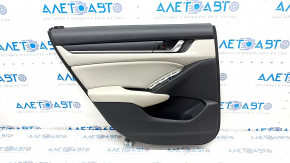 Rear left door panel for Honda Accord 2018-2018, black with gray insert