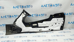 Center console trim side right Lincoln MKC 15- leather black, scratches