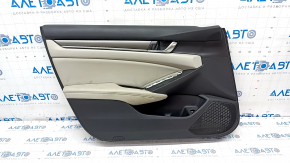 Door trim card front left Honda Accord 18-22 black with gray insert, for cleaning