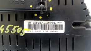 Instrument cluster main Nissan Leaf 13-13 broken creases, scratches