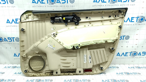Door trim card front left VW Passat b8 16-19 USA beige with beige insert leather, armrest leather, molding graphite, butt, for cleaning