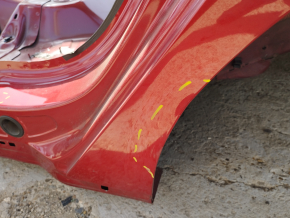 Quarter wing rear left Ford Fusion mk5 13-20 on the body, red, pokes