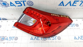 Lamp outer wing right Honda Accord 18-22 hybrid, scratches, air on edge
