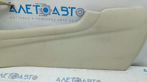 Left side center console trim Lincoln MKC 15 - beige leather, chemically treated