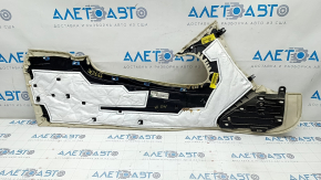 Left side center console trim Lincoln MKC 15 - beige leather, chemically treated