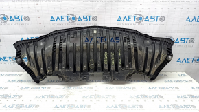 Front bumper protection Mercedes C-class W205 300/350e/350h 15-16 AWD cracks, breaks