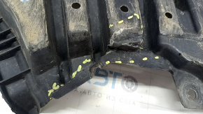 Front bumper protection Mercedes C-class W205 300/350e/350h 15-16 AWD cracks, breaks