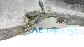 Front right fender liner VW Passat b8 16-19 USA tears, missing fragment