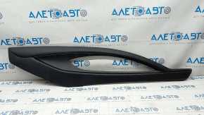 Center console trim side right Lincoln MKZ 13-16 leather black, scratches