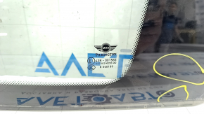 Window blind glass rear right Mini Cooper Countryman R60 10-16 scratches on glass, without molding