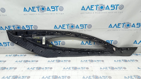 Center console trim side left Lincoln MKZ 13-16 leather black, scratches