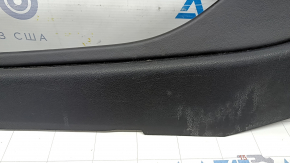 Center console trim side left Lincoln MKZ 13-16 leather black, scratches