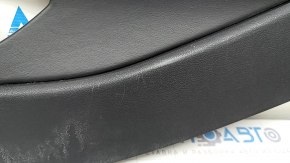 Center console trim side left Lincoln MKZ 13-16 leather black, scratches