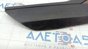 Center console trim side left Lincoln MKZ 13-16 leather black + brown, scratches