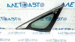 Rear right fixed glass window for Honda Accord 18-22 chrome
