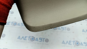 Rear center console trim Honda Accord 13-17 beige, under deflector, scratches