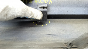 Right threshold Honda Accord 18-22 beige, dented, torn, scratches, broken fasteners