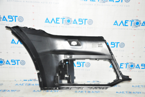 Front bare bumper left side Audi Q5 80A 18-20 for parking sensors, for headlight washers