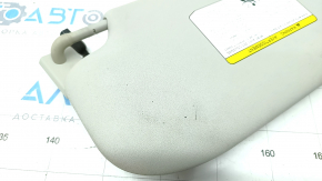 Right visor Nissan Rogue Sport 17-19 without sunroof with backlight, gray, without hook, for cleaning