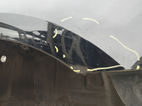 Quarter wing rear left VW Passat b8 16-19 USA on the body, black, bumps, dented