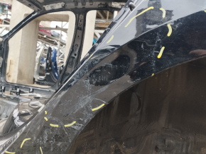 Quarter wing rear left VW Passat b8 16-19 USA on the body, black, bumps, dented