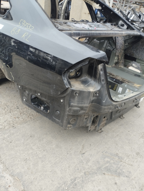 Quarter wing rear left VW Passat b8 16-19 USA on the body, black, bumps, dented