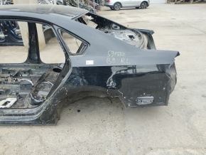 Quarter wing rear left VW Passat b8 16-19 USA on the body, black, bumps, dented