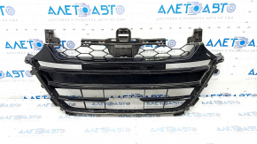 Lower grille front bumper Honda Accord 18-22 black gloss, crack, dented