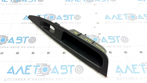 Rear left window lift control trim Nissan Rogue Sport 17-19 structure, black
