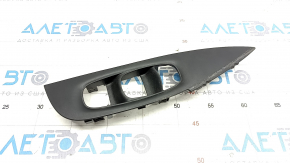 Front Left Window Regulator Trim Nissan Rogue Sport 17-19 Structure, Black