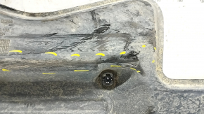 Right trunk bottom protection VW Passat b8 16-19 USA worn, cracked