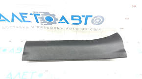 Door sill trim rear left Nissan Rogue Sport 17-19 black, scratches