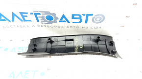 Door sill trim rear left Nissan Rogue Sport 17-19 black, scratches