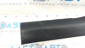 Door sill trim rear left Nissan Rogue Sport 17-19 black, scratches