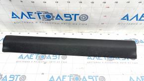Door sill trim front right Nissan Rogue Sport 17-19 black, scratches