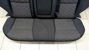 Rear row of seats 2nd row Nissan Rogue Sport 17-19 black cloth with gray insert, tear