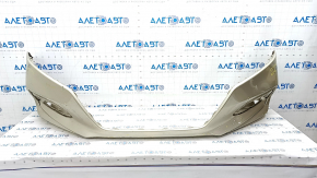 Bare front bumper Honda Accord 18-20 without parking sensors, beige YR-591P, scratches, pressed, broken fasteners