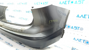 Bare rear bumper Nissan Rogue Sport 17-19 graphite, scratches