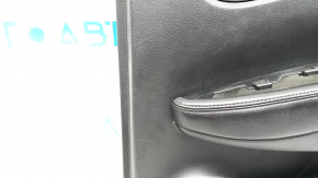 Door trim card rear right Nissan Rogue Sport 17-19 black, insert black gloss, scratches