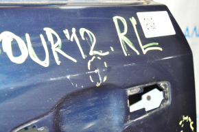Bare rear left door Dodge Journey 11-20 blue PPS, dented pillar, bumps